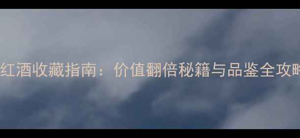 图片 份红酒收藏指南：价值翻倍秘籍与品鉴全攻略1