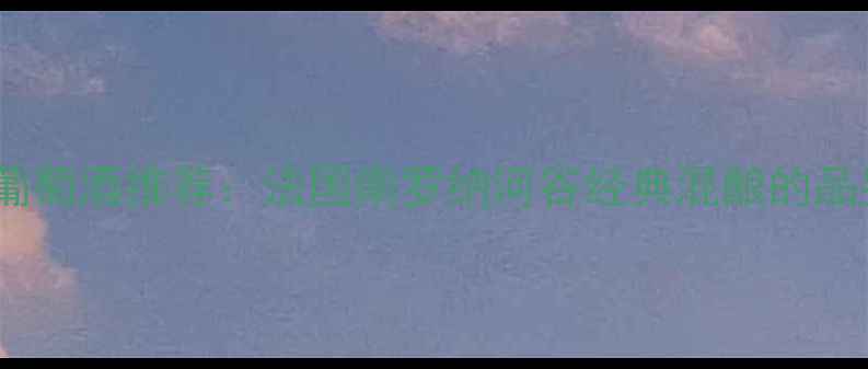 图片 波尔卡歌海娜干红葡萄酒推荐：法国南罗纳河谷经典混酿的品鉴指南与选购攻略2