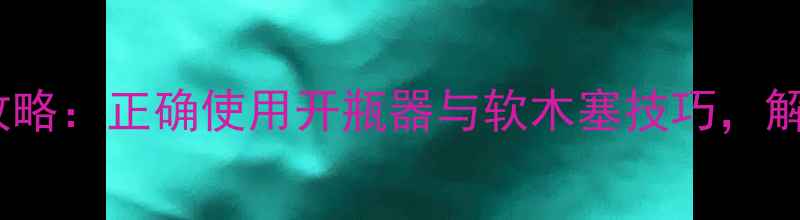 红酒开瓶全攻略正确使用开瓶器与软木塞技巧解锁醇香美酒