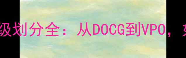 图片 西班牙伊比利亚红酒等级划分全：从DOCG到VPO，如何挑选高品质美酒？2